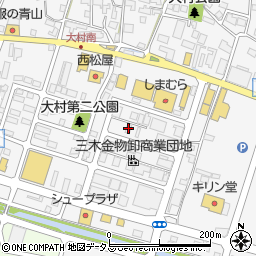 福井三木営業所周辺の地図