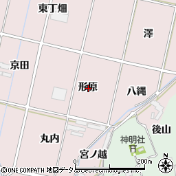 愛知県西尾市吉良町饗庭形原周辺の地図