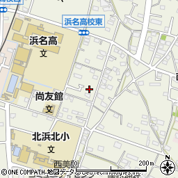静岡県浜松市浜名区西美薗2951周辺の地図