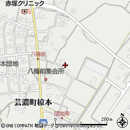 三重県津市芸濃町椋本1584-1周辺の地図