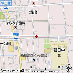 兵庫県姫路市網干区坂出294-4周辺の地図