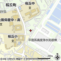大阪府枚方市桜丘町72-8周辺の地図
