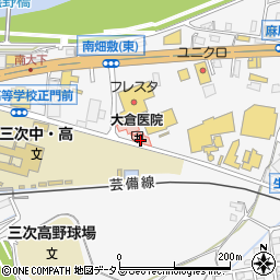 大倉医院周辺の地図