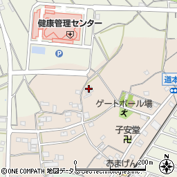 静岡県浜松市浜名区道本148周辺の地図