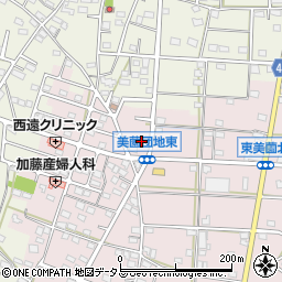 静岡県浜松市浜名区東美薗1564周辺の地図