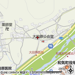 岡山県和気郡和気町大田原111周辺の地図