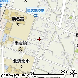 静岡県浜松市浜名区西美薗2952周辺の地図