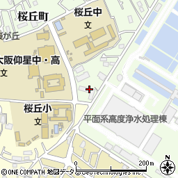 大阪府枚方市桜丘町72周辺の地図