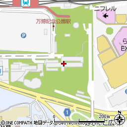 大阪府吹田市千里万博公園1-1周辺の地図