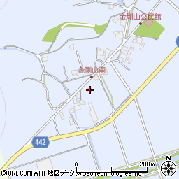 兵庫県たつの市揖保川町金剛山248周辺の地図