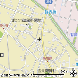 静岡県浜松市浜名区平口968-3周辺の地図