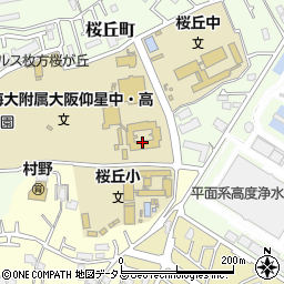 東海大学付属大阪仰星高等学校周辺の地図