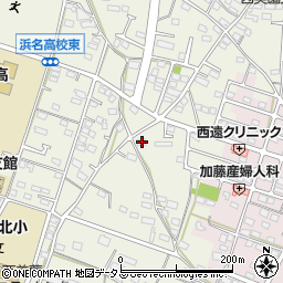 静岡県浜松市浜名区西美薗1979周辺の地図