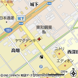 ＡＯＫＩ豊川城下店周辺の地図