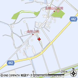 兵庫県たつの市揖保川町金剛山234周辺の地図