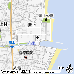 愛知県知多郡美浜町布土郷下120周辺の地図