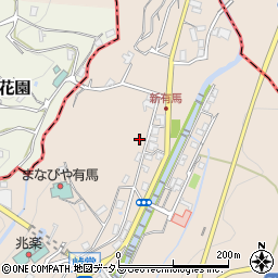 兵庫県神戸市北区有馬町76周辺の地図