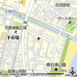 愛知県蒲郡市形原町春日浦8周辺の地図