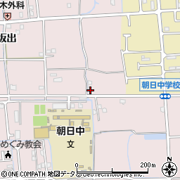 兵庫県姫路市網干区坂出393周辺の地図