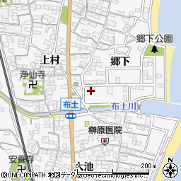 愛知県知多郡美浜町布土郷下129周辺の地図