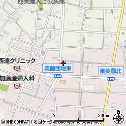 静岡県浜松市浜名区東美薗1570周辺の地図