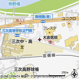 広島県三次市南畑敷町173周辺の地図