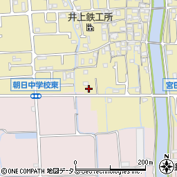 兵庫県姫路市勝原区宮田743周辺の地図