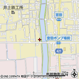 兵庫県姫路市勝原区宮田761周辺の地図