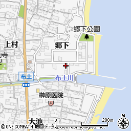 愛知県知多郡美浜町布土郷下121周辺の地図