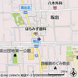 兵庫県姫路市網干区坂出70周辺の地図