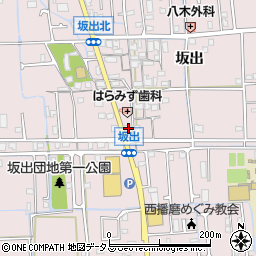 兵庫県姫路市網干区坂出92周辺の地図