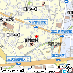 広島北部森林管理署周辺の地図