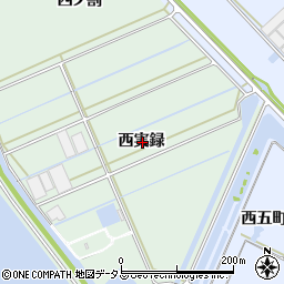 愛知県西尾市一色町細川西実録周辺の地図