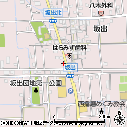 兵庫県姫路市網干区坂出91周辺の地図