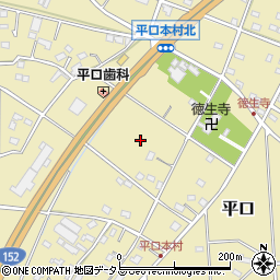 静岡県浜松市浜名区平口579周辺の地図