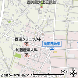 静岡県浜松市浜名区東美薗1558-8周辺の地図