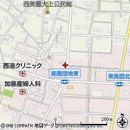 静岡県浜松市浜名区東美薗1641-2周辺の地図