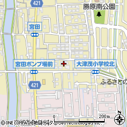 兵庫県姫路市勝原区宮田59周辺の地図