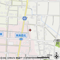 静岡県浜松市浜名区東美薗1600周辺の地図