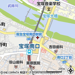 ロンドン 宝塚南口店周辺の地図