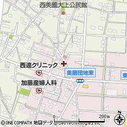 静岡県浜松市浜名区東美薗1467-3周辺の地図