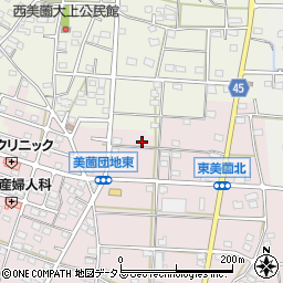 静岡県浜松市浜名区東美薗1638周辺の地図