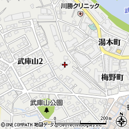 藤和宝塚武庫山ホームズ周辺の地図