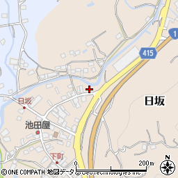 静岡県掛川市日坂78周辺の地図