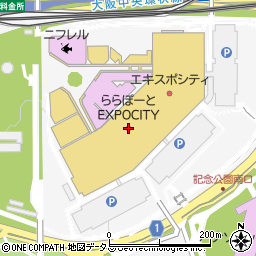 三井ショッピングパークららぽーとＥＸＰＯＣＩＴＹ周辺の地図