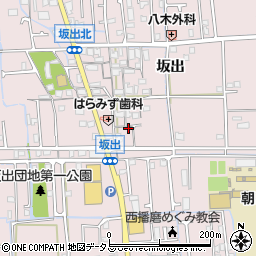 兵庫県姫路市網干区坂出69周辺の地図