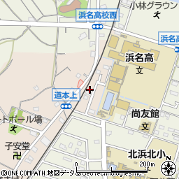 静岡県浜松市浜名区道本339周辺の地図