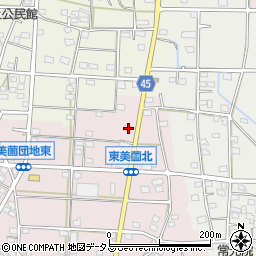 静岡県浜松市浜名区東美薗1618周辺の地図