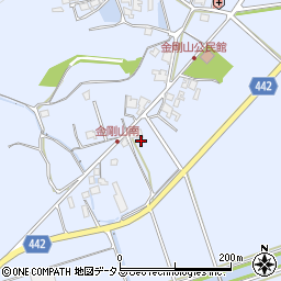 兵庫県たつの市揖保川町金剛山235周辺の地図