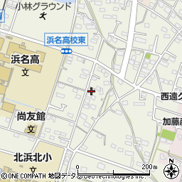 静岡県浜松市浜名区西美薗1930周辺の地図